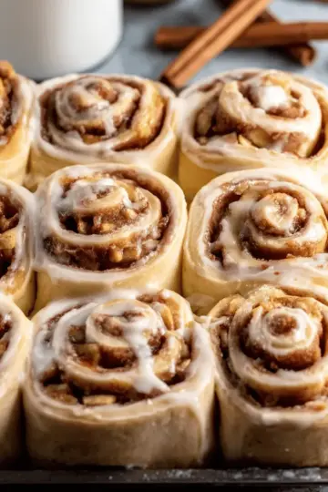 Soft-Baked Apple Cinnamon Rolls