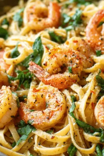 Garlic Butter Shrimp Pasta