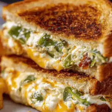 Roasted Jalapeno Popper Grilled Cheese