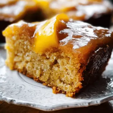 Brown Sugar Peach Cake