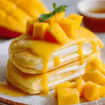 Mango pancakes