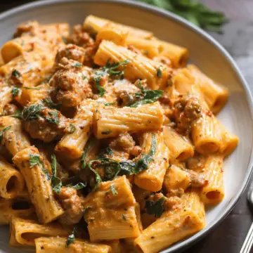 Creamy Sausage Rigatoni (One-Pan, 30-Minute Meal)