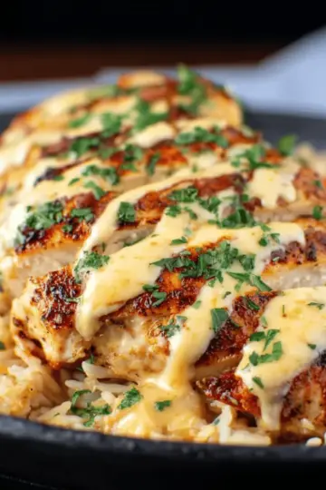 Mexican Chicken with Cheese Sauce