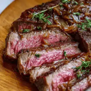 Pan-Seared, Butter-Basted Thick-Cut Steak Recipe