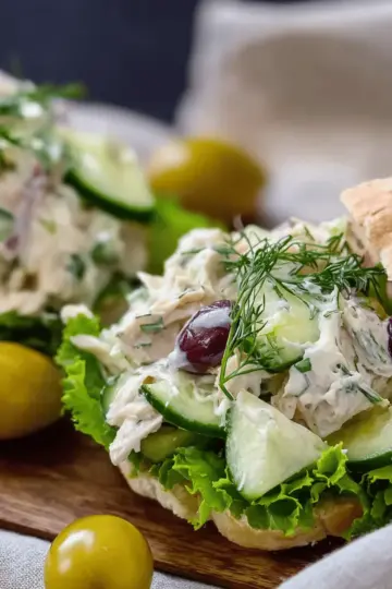 Cucumber Dill Chicken Salad