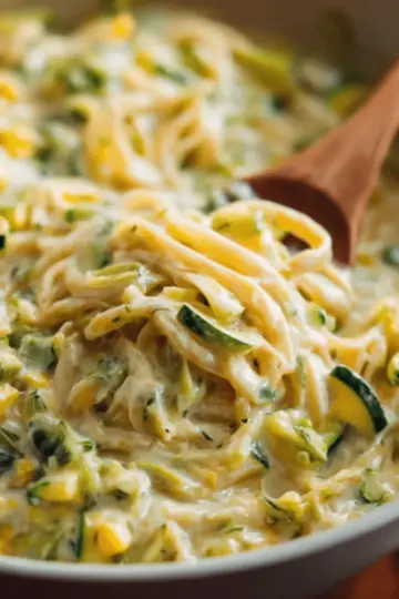 Pasta with Creamy Zucchini Sauce