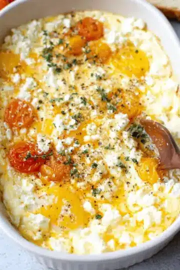Baked Feta Eggs