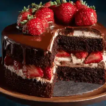 Strawberry Chocolate Cake