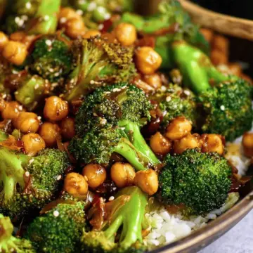 Garlic Broccoli Stir Fry With Chickpeas | Flavorful Recipe