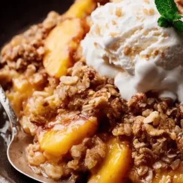 Perfect Peach Crisp: So Easy!