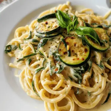 Easy Creamy Zucchini Pasta Sauce