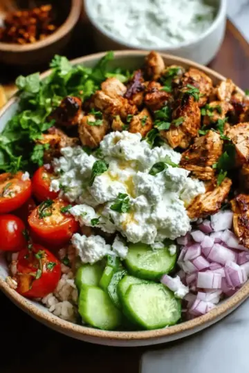 Chicken Gyro Bowls