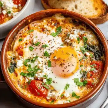 Baked Feta Eggs Recipe