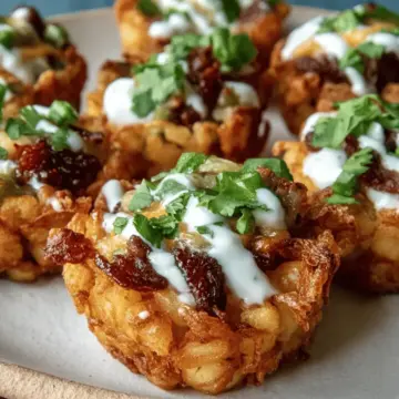Loaded Tater Tot Cups