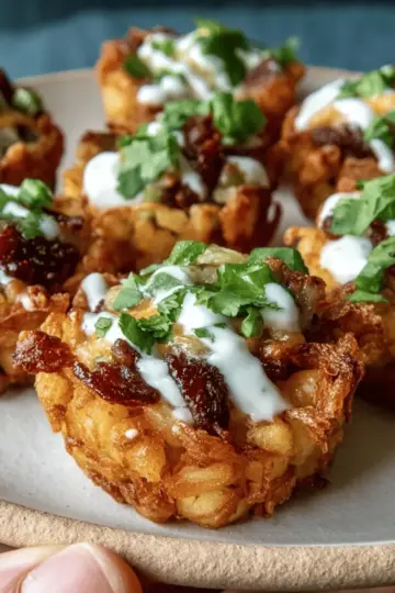 Loaded Tater Tot Cups