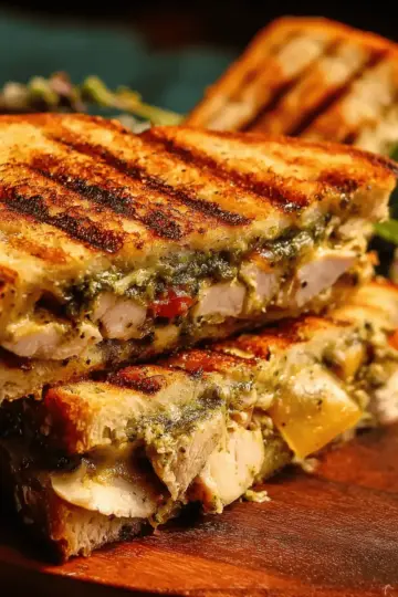 Chicken Pesto Paninis