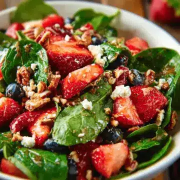 15-Minute Strawberry Spinach Salad