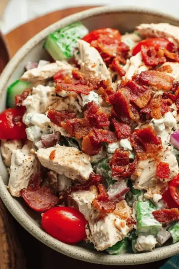 Healthy BLT Chicken Salad