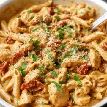 One Pot Creamy Cajun Chicken Pasta