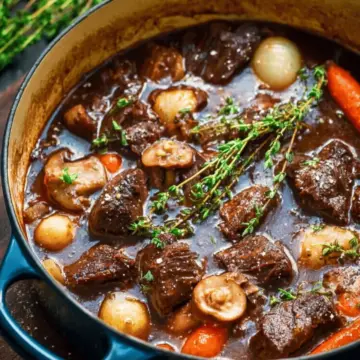 Beef Bourguignon (French Red-Wine Beef Stew)