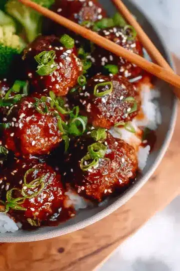 Korean-Inspired Gochujang Meatballs