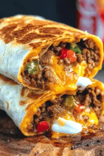 Grilled Cheese Burrito {Taco Bell Copycat}