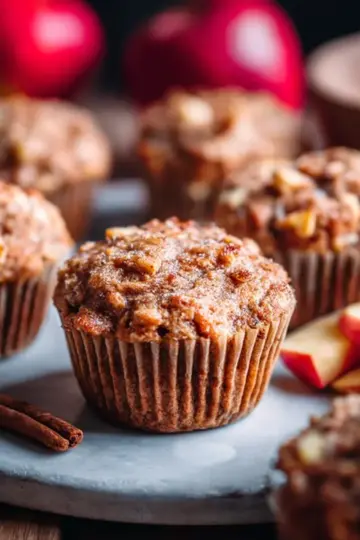 Easy Vegan Apple Muffins