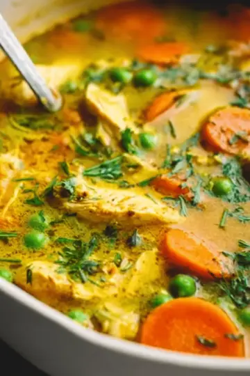 Anti Inflammatory Turmeric Chicken Soup