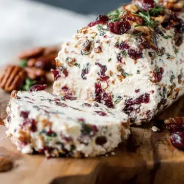 Cranberry Pecan Cheese Log