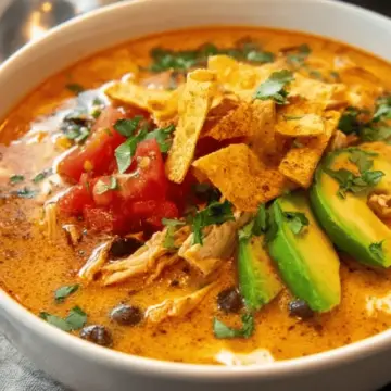Creamy Chicken Tortilla Soup