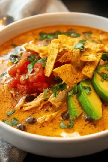 Creamy Chicken Tortilla Soup
