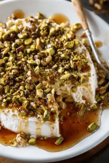 Boursin Appetizer with Pistachios and Honey