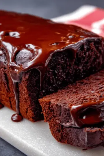 Hot Fudge Brownie Bread