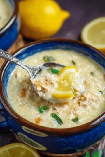 Avgolemono Soup Recipe (Greek Lemon Chicken Soup)