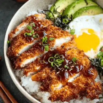 Chicken Katsu Rice Bowls