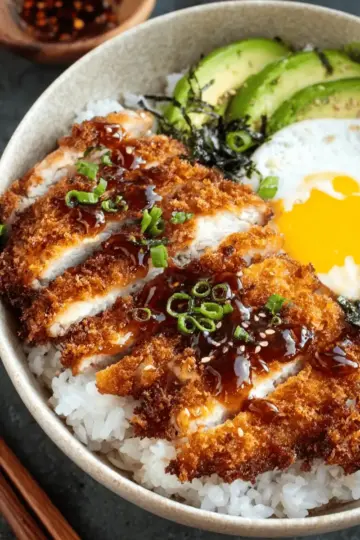 Chicken Katsu Rice Bowls