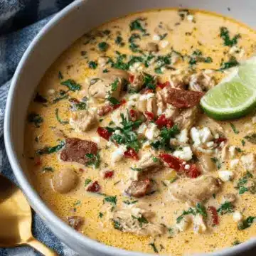 Creamy Cajun White Chicken Chili