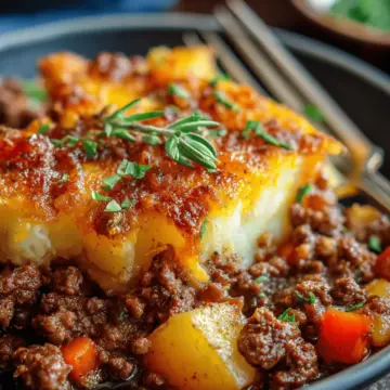 Hobo Casserole Rustic Ground Beef and Potato Bake
