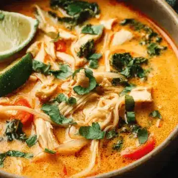 Easy Thai Chicken Curry Soup