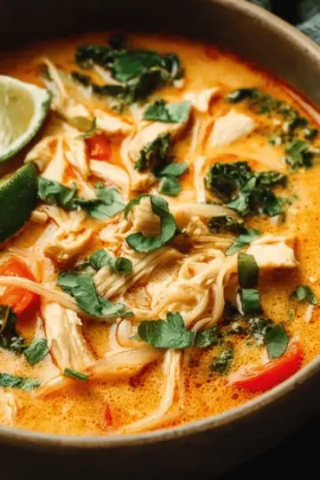 Easy Thai Chicken Curry Soup