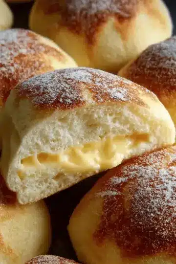 Stovetop Custard Cream Buns