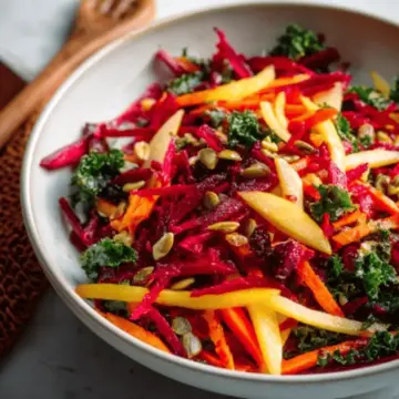 Apple, Beet, Carrot & Kale Salad