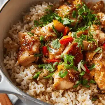 Sticky Coconut Chicken and Rice