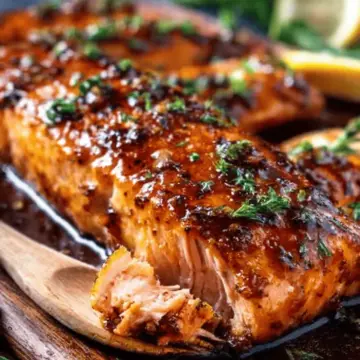 Honey Garlic Glazed Salmon