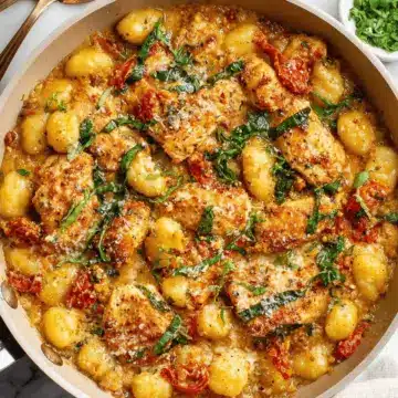 Garlic Chicken Gnocchi Skillet: 30 Minutes, GF
