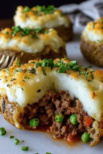 Shepherd’s Pie Stuffed Potatoes