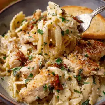 Garlic Parmesan Chicken Pasta