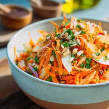 German Carrot and Apple salad