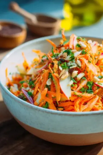 German Carrot and Apple salad