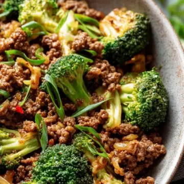 Ground Beef & Broccoli (15-Minute Dinner!)